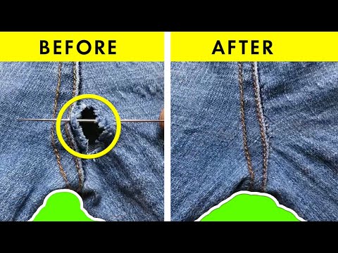 فيديو: كيفية إصلاح ثقب في الجينز
