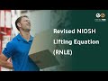 Revised NIOSH Lifting Equation | ASP/CSP Topic