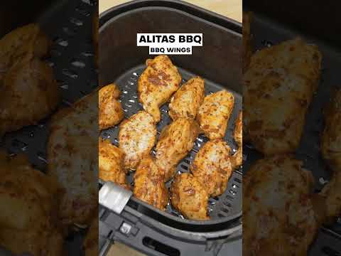 ALITAS de POLLO en Freidora de Aire  🔥💨 #shorts #airfryer #freidoradeaire