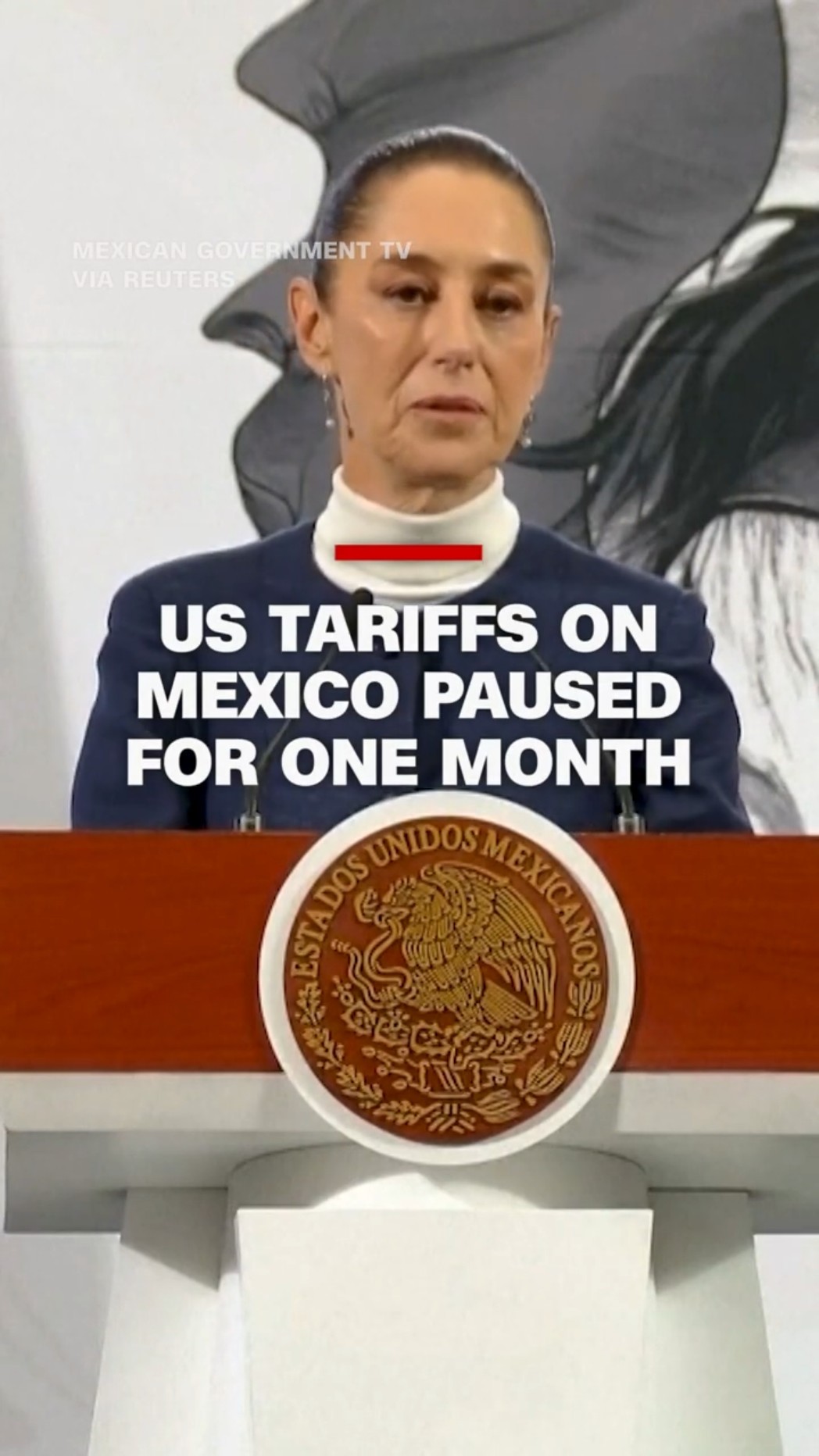 US tariffs on Mexico paused for one month