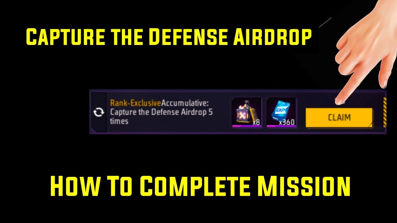 Capture the Defense Airdrop 5 times | Booyah Pass Week 2 Mission Free Fire | Free Fire New Mission