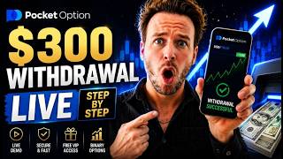 How to Withdraw USDT (TRC20) from Pocket Option | LIVE $300 Withdrawal Tutorial