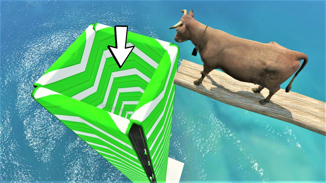 GTA 5 - Angry Cow Parkour
