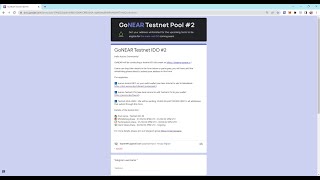 GoNEAR Testnet - Easy - Don't Miss ! screenshot 2