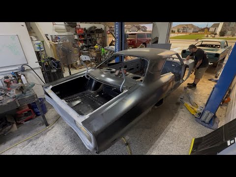 1970 Super Bee Gets Ready for New Quarter Panels!