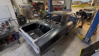 1970 Super Bee Gets Ready for New Quarter Panels!