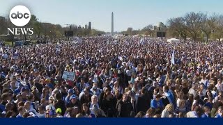 Massive proIsrael rally held in Washington