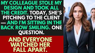 She Presented My Work to the Client and Called It Her Own — So I Let the Room Ask the Question She..