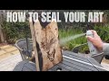 FINISHING pyrography with PLASTIKOTE FINISHING pyrography with PLASTIKOTE