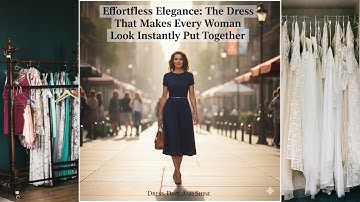 Effortless Elegance: The Dress That Makes Every Woman Look Instantly Put Together | DDS