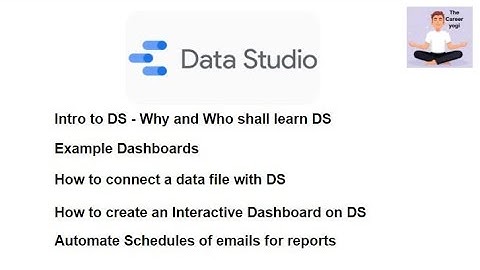 Part 3: Data Studio Dashboard Tutorial