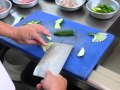刀工 盤飾 小黃瓜  花形