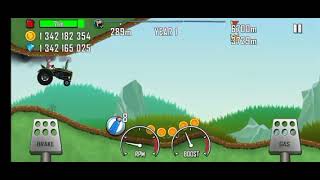 Hill climb racing tractor gameplay screenshot 4