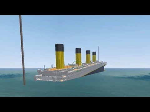 From the Depths! Sinking Titanic Again (Minecraft design