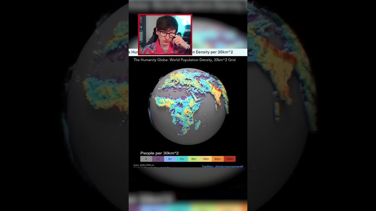 POPULATION DENSITY of the WORLD! 