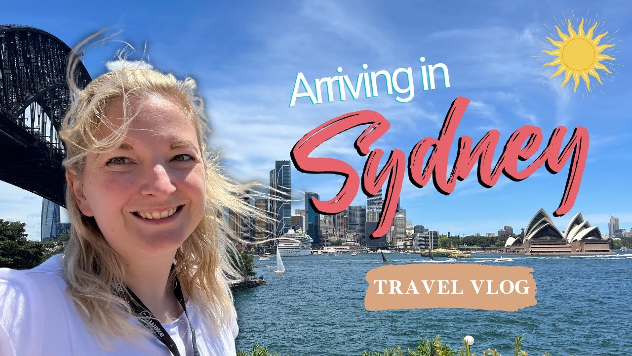 P1 | Travelling to Australia, Wake up Sydney Hostel and Walking tour | Natasha Atlas