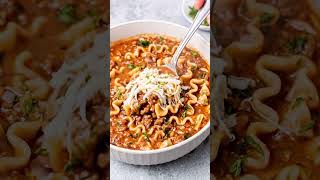 🍲🍝 Lasagna Soup