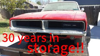I found my dream Mopar muscle car: a rare survivor/time capsule 1969 Dodge Charger…stored 30 years!