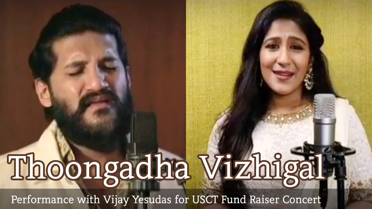 Thoongadha Vizhigal   performance with Vijay Yesudas for USCT Fund Raiser Concert