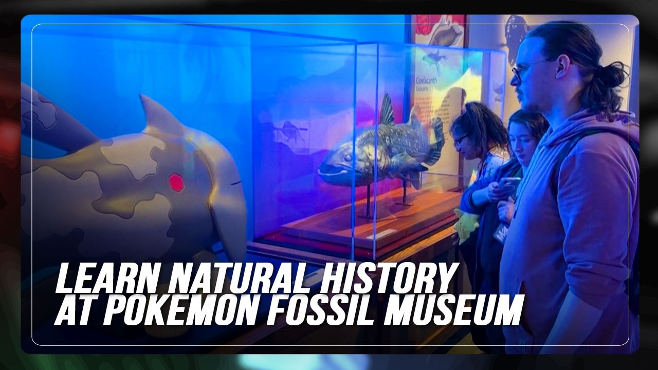Pikachu goes prehistoric at Pokemon Fossil Museum debut - YouTube