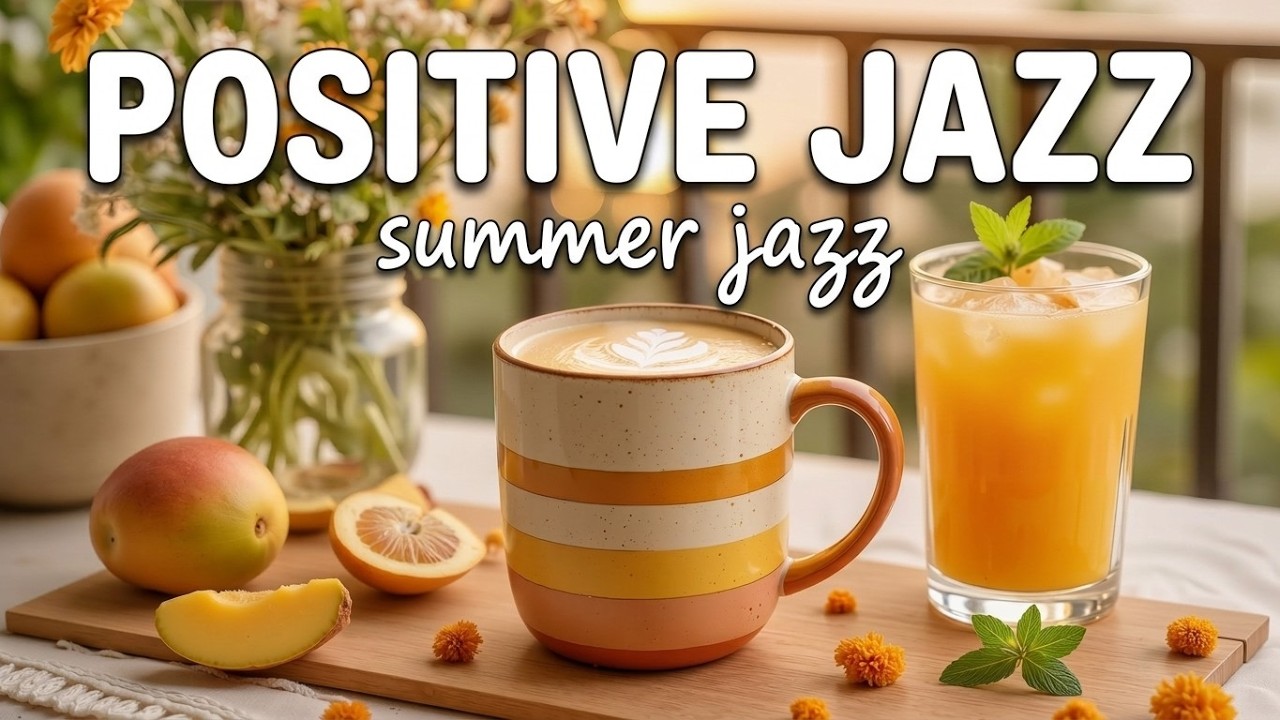 Happy Calm Jazz ☕ Positive Energy Jazz Piano & Summer Jazz Coffee