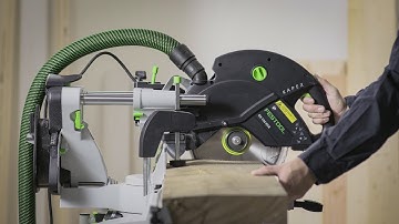 Sliding compound mitre saw | KAPEX KS 120 - Festool