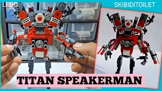 Lego skibiditoilets TITAN SPEAKERMAN | assemble skibiditoilet multtiverse moc