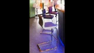 The Queen Counter Stool - High Quality Italian Barstool - Real Leather Upholstery