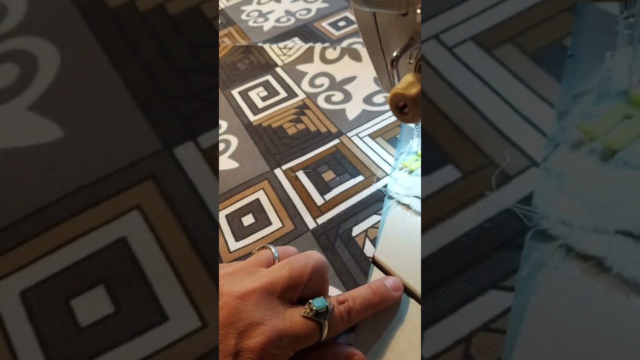 Осы көрпешеге кантың басқалай тіглу жолын көрсетем