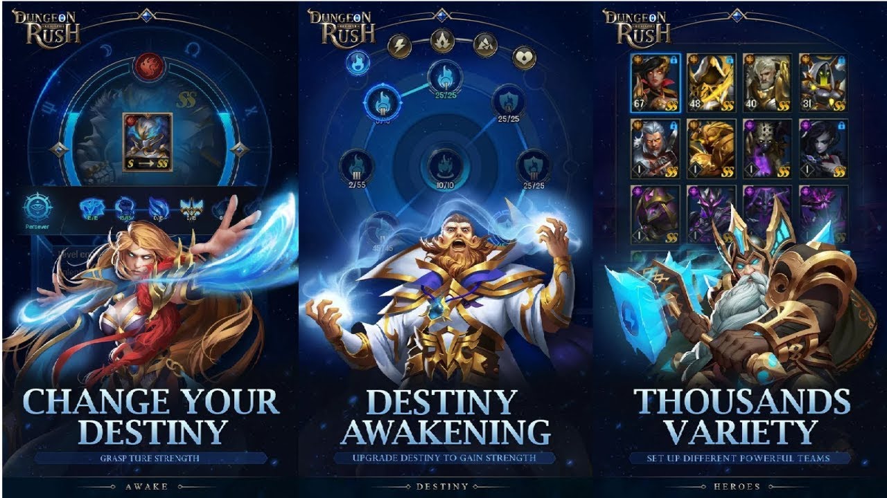 Dungeon Rush: Rebirth Android Gameplay