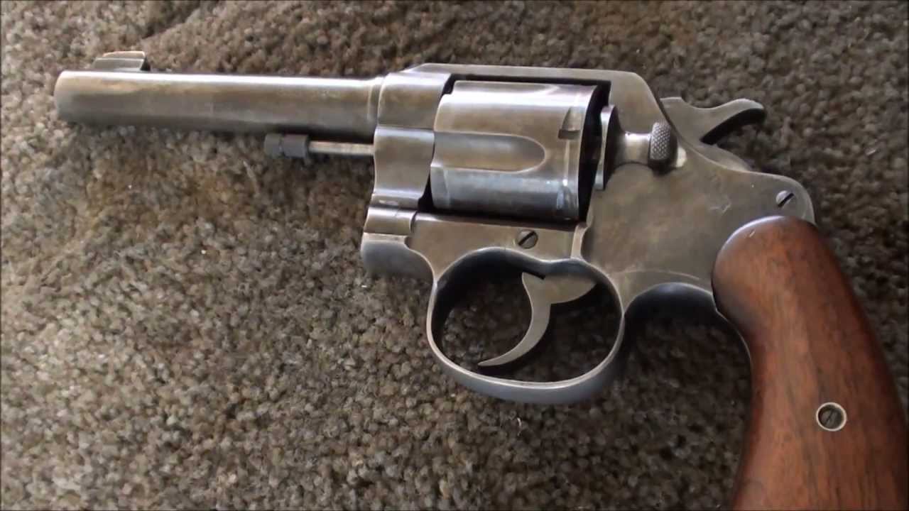 m1917 colt 45 acp revolver shooting demo youtube