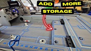Add More Storage Plus a Step To Your Aluminum Boat
