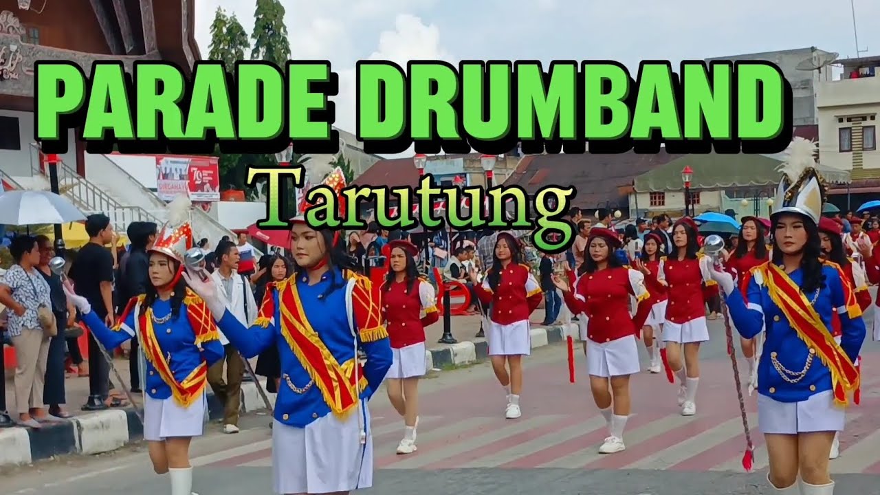 Berikut Sekolah yang ikut Parade #marchingband di Tarutung #karnaval