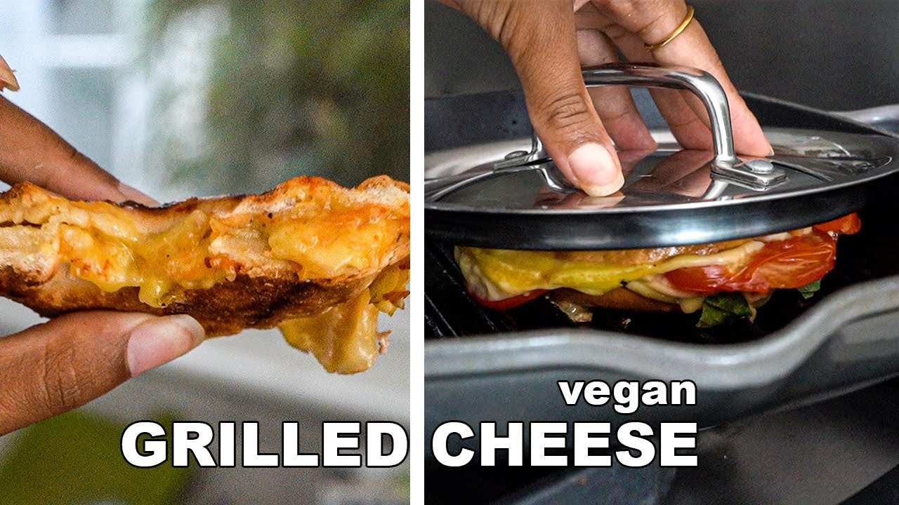 THE ULTIMATE Vegan Toasted Sandwiches!🤤 pro chefs Grilled Cheese but