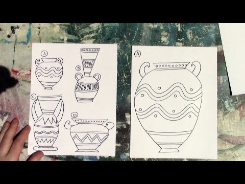 Greek Pottery - Drawing with Symmetry and Patterns