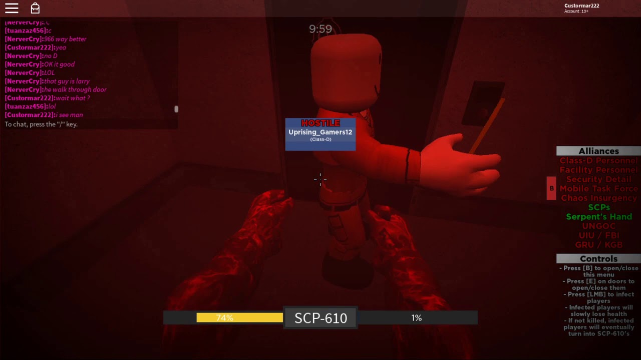 Becoming SCP-610 in rBreach- Roblox SCP rBreach - YouTube.