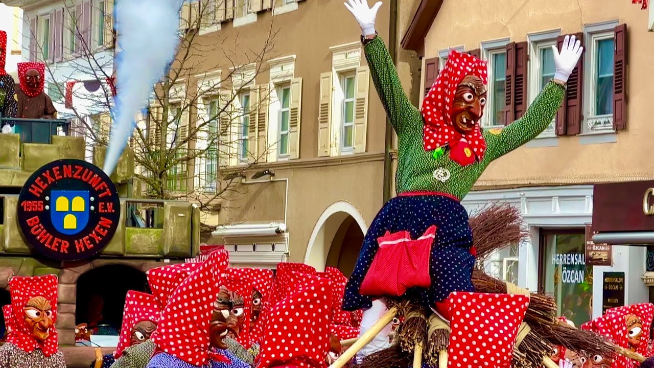 Fastnachtsumzug Bühl 2024 4K Video
