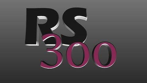 RS300 Promotional Video 2015