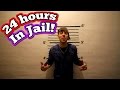 (GHOSTS!) 24 HOUR OVERNIGHT CHALLENGE IN JAIL// 24 HOUR OVERNIGHT FORT CHALLENGE IN HAUNTED PRISON!