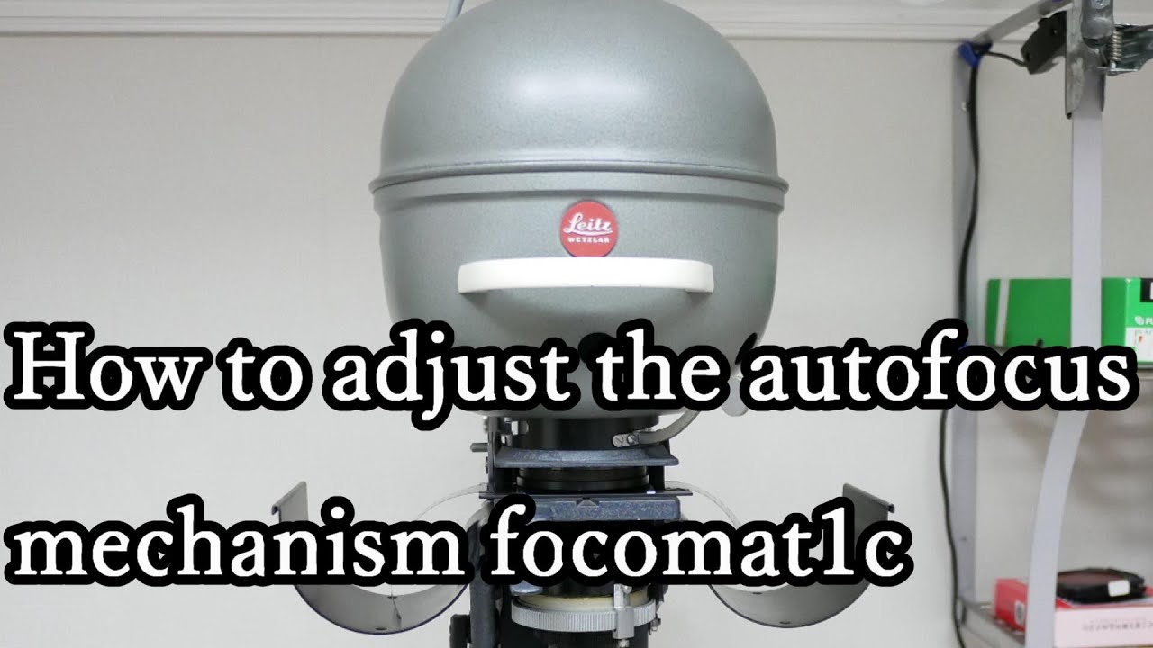 Focomat 1c Adjust the autofocus mechanism フォコマート1cのオート