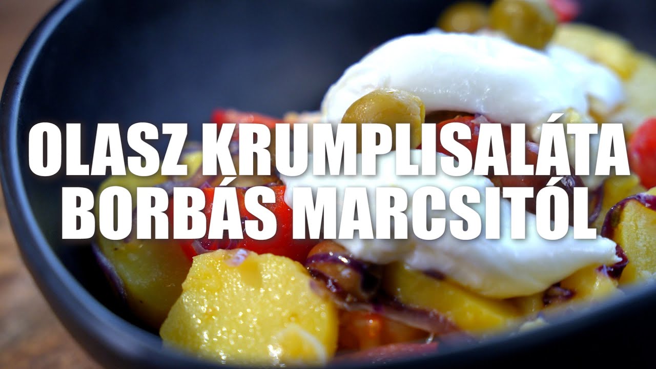 Olasz krumplisaláta  Borbás Marcsi konyhájából