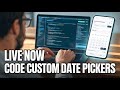 LIVE Coding: Building the ULTIMATE Custom Date Picker for My Expense App (Weekly/Monthly/Yearly)