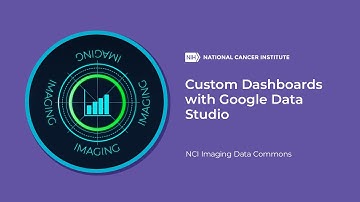 Custom Dashboards with Google D​ata Studio, NCI Imaging Data Commons