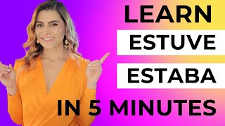 Confused about Estuve vs Estaba in Spanish? Watch this!