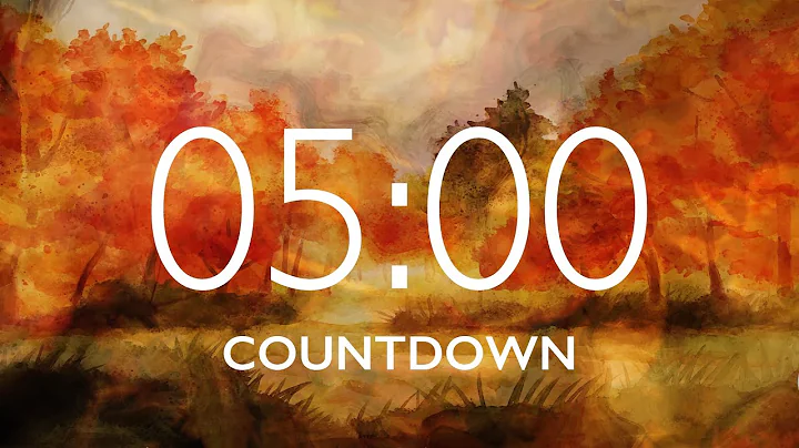 5 Minute Fall Leaves Timer with Relaxing Music and Alarm 🎵⏰