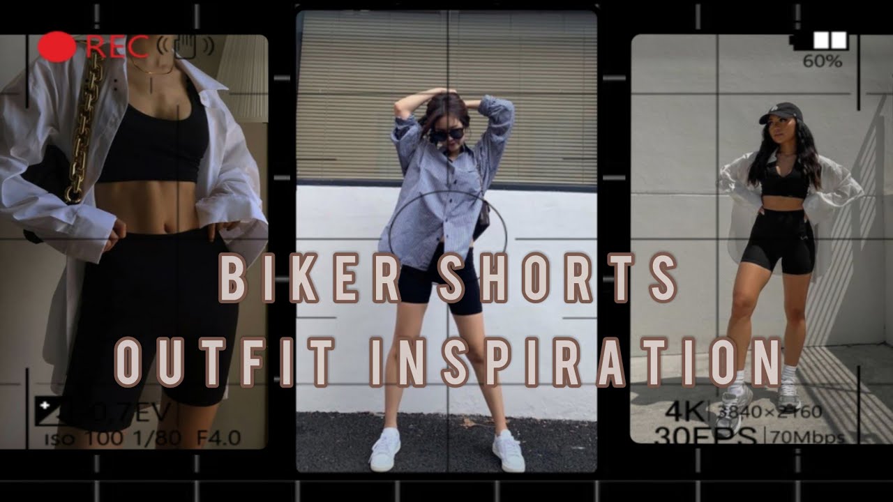 20+ Biker Short Outfit Inspiration | Biker short outfit Ideas | Aesthetic Outfits