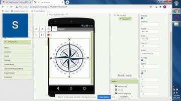 How to Create A Compass App In MIT APP INVENTOR 2/Lets code with swaroop