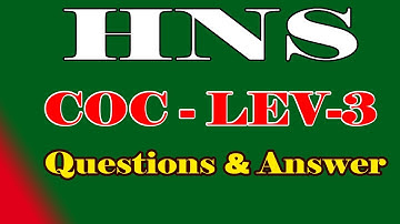HNS COC Level 3 Exam Questions and Answer 2025 #hns #coc #hardware #networking #service