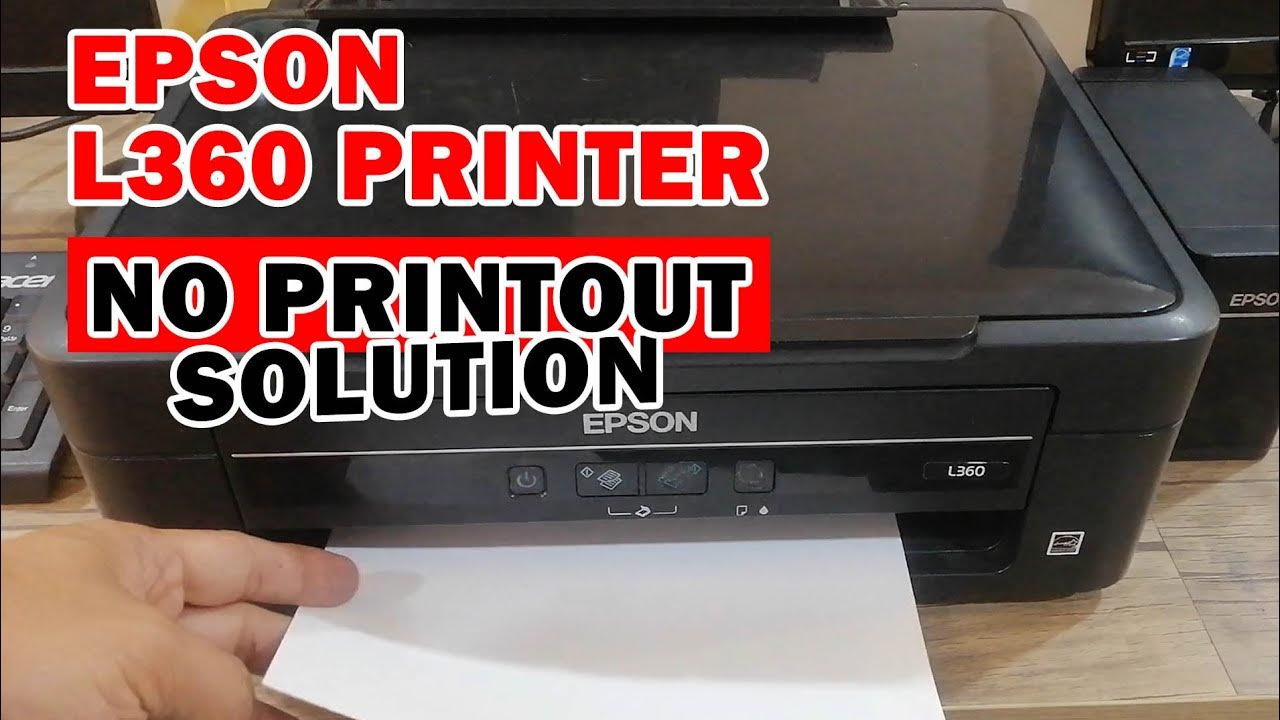 EPSON L360 PRINTER NO PRINTOUT | NO PRINT-OUT ANY COLOR | EPSON ...