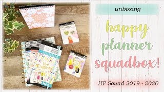 My First Happy Planner Squad Box Unboxing!!